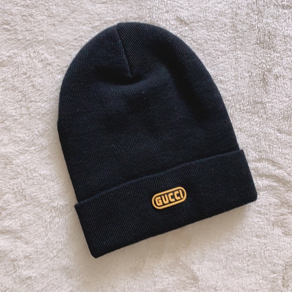 NWT Authentic Limited Gucci X NFL Wool Knit Winter Hat w/ Floral Embroidery - Picture 4 of 6